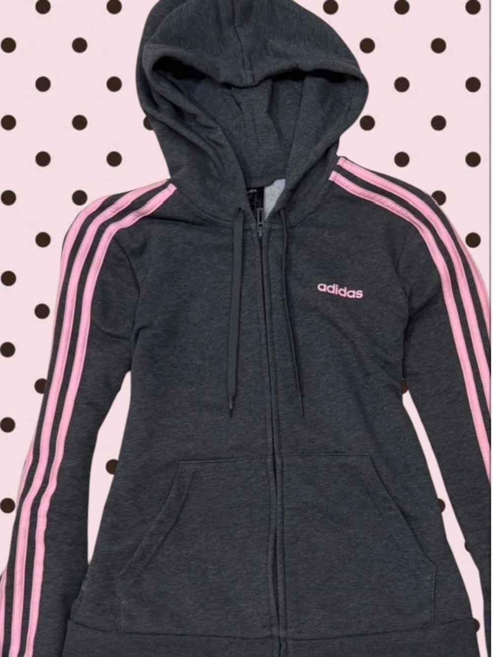 adidas Pink Zip-Up